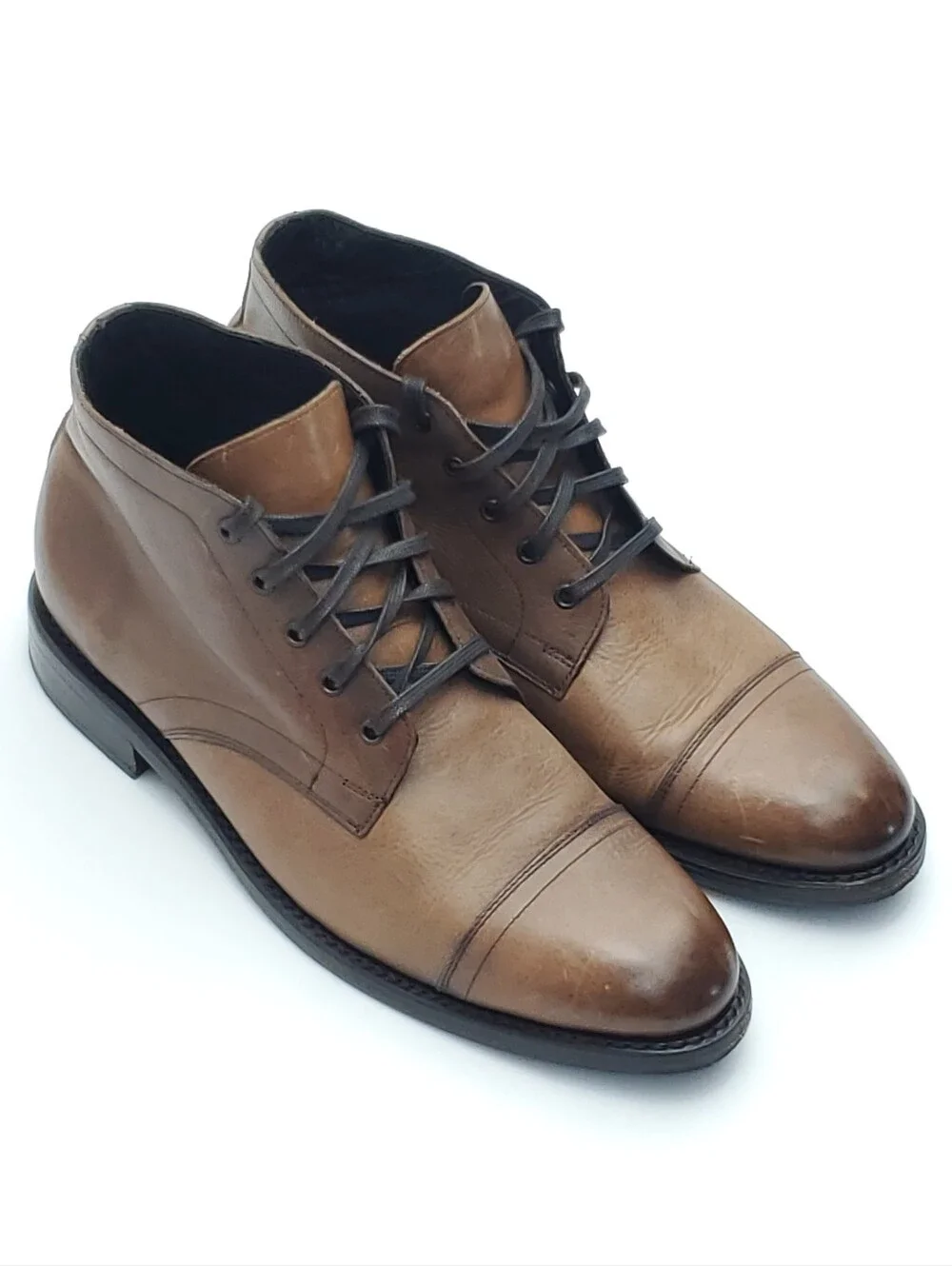 Thursday Boot Cadet Cap Toe Leather Boots Walnut/Brown Men’s Handcrafted Size 11